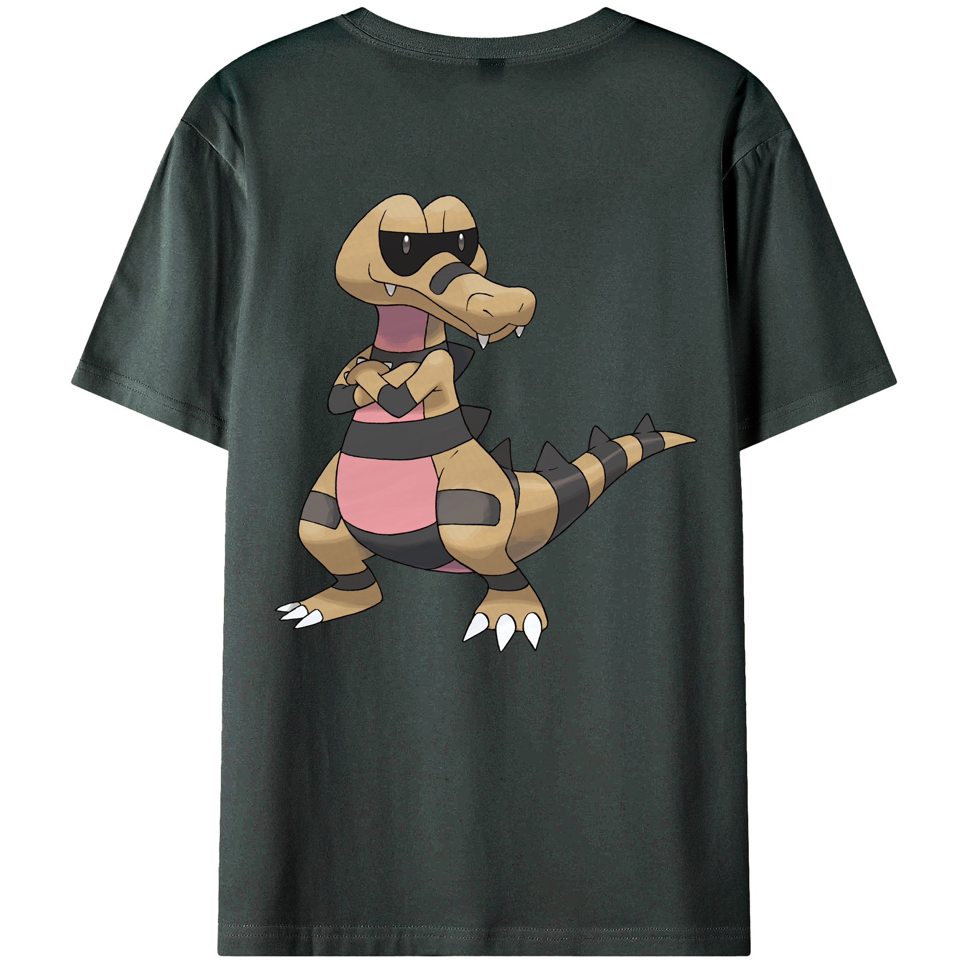 （画像用） ポケットモンスター Pokémon 綿100％ メンズ半袖Tシャツ（バックプリント） 通気性